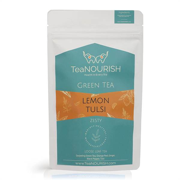 Teanourish Lemon Tulsi Green Tea